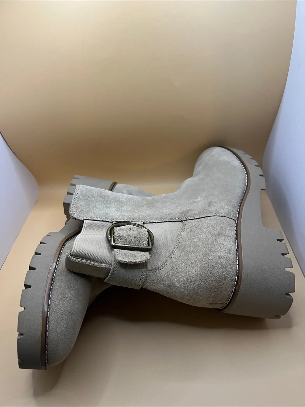 Women's Suede Ankle Booties Size 9.5 NWOB